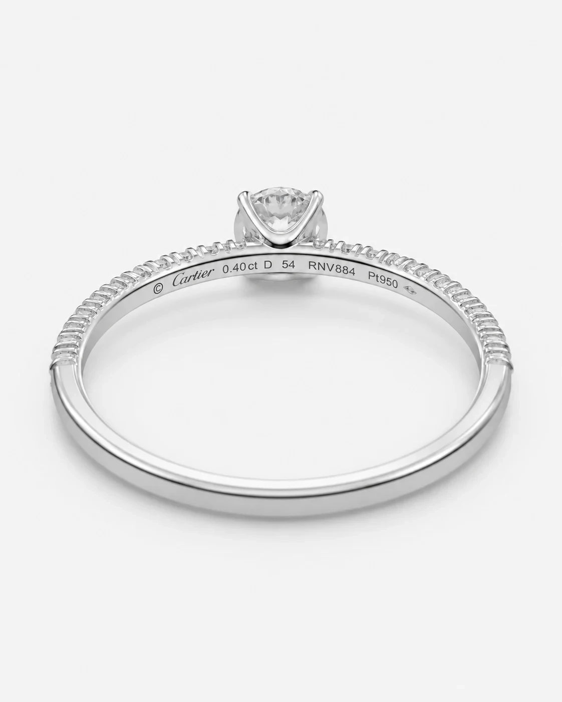 Cartier Bague platine et Diamants