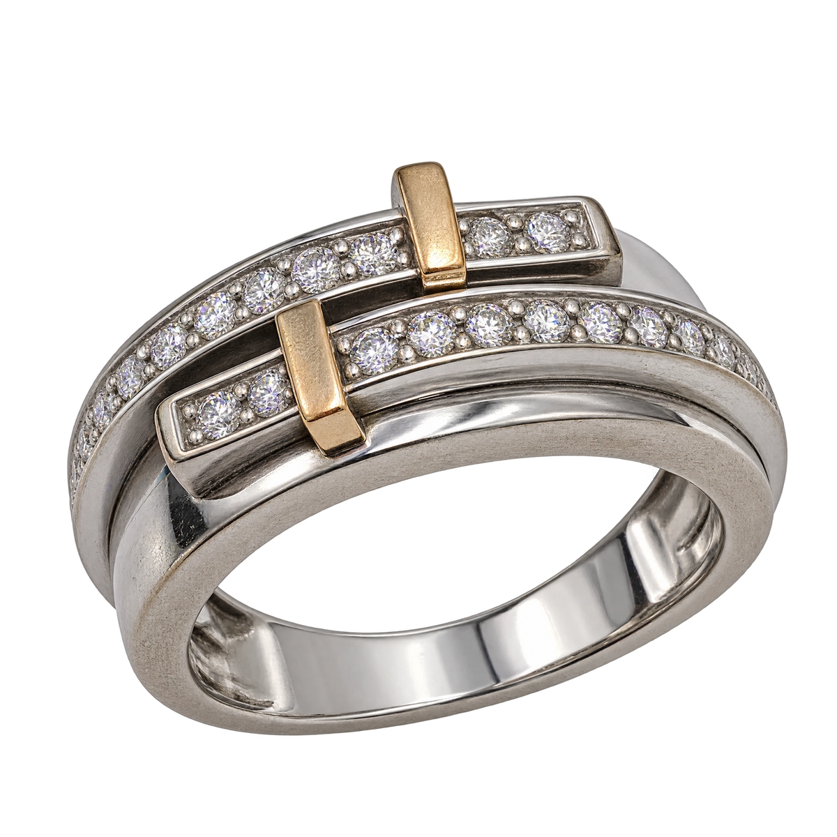 Guy Laroche · Bague en or et diamants