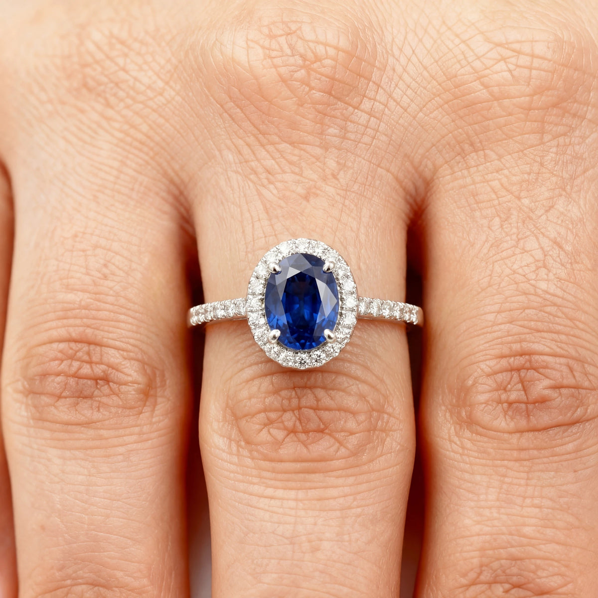 April by Bague or et Saphir