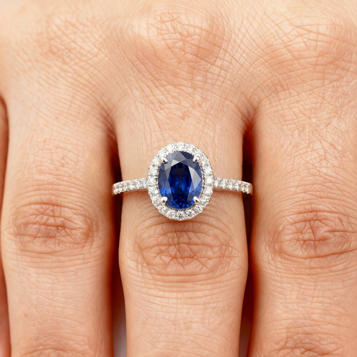 April by Bague or et Saphir