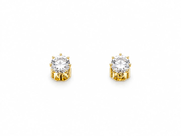 Boucles d'oreilles or et Diamant