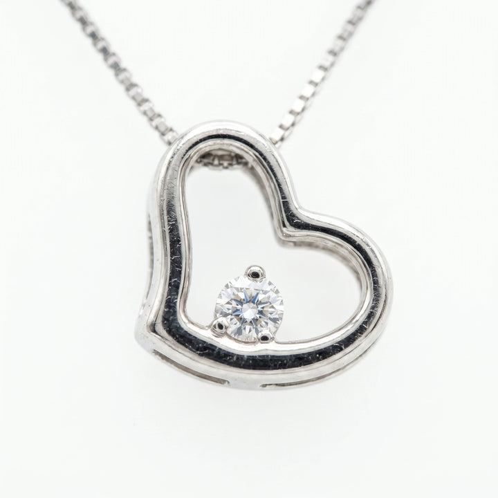 Collier Or gris et Diamant