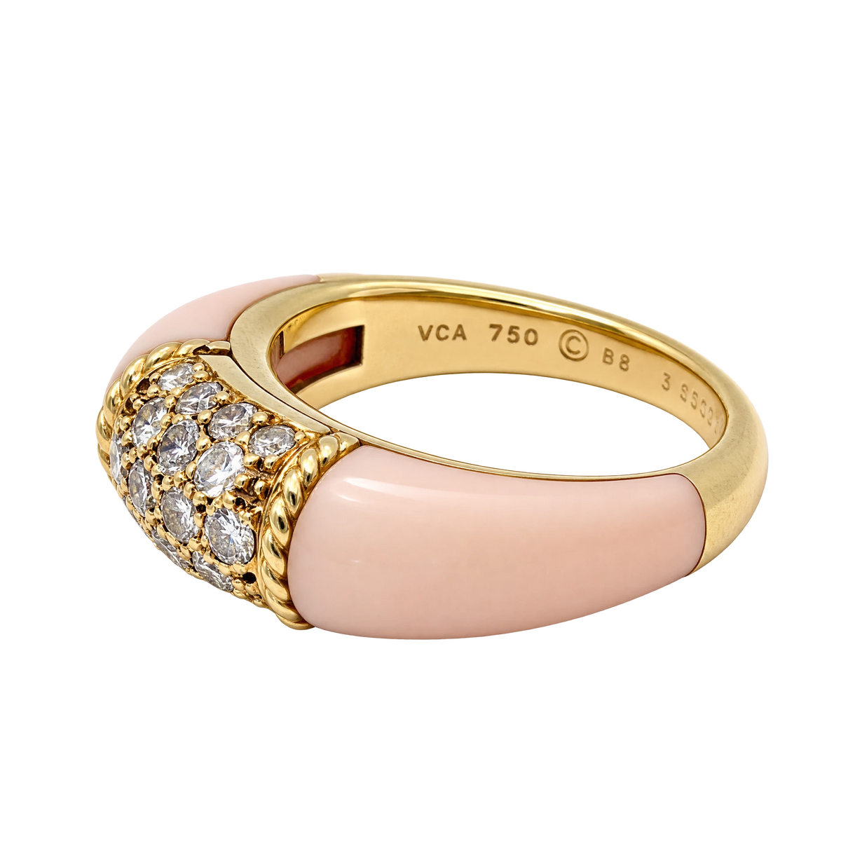 Van Cleef & Arpels Bague Philippine or et Corail