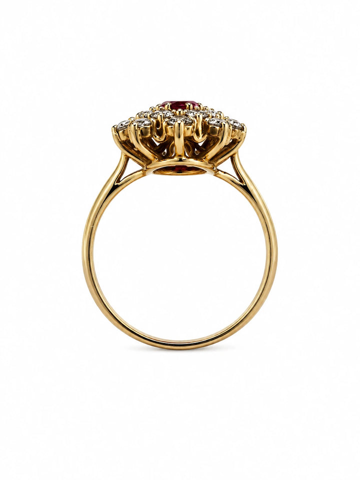 Bague or et Grenat