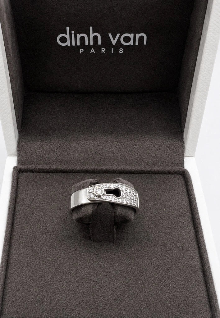 Dinh van Bague Serrure or et Diamant