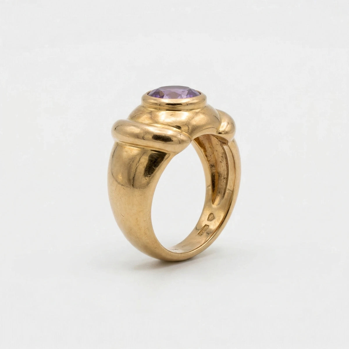 Poiray Bague or et Améthyste