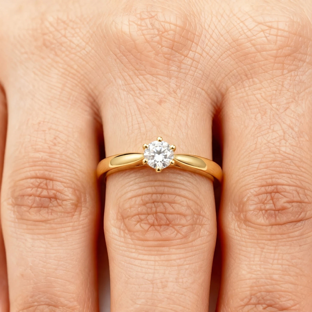 Bague or et Diamant