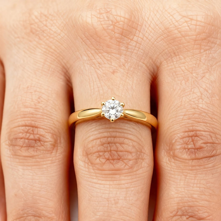Bague or et Diamant