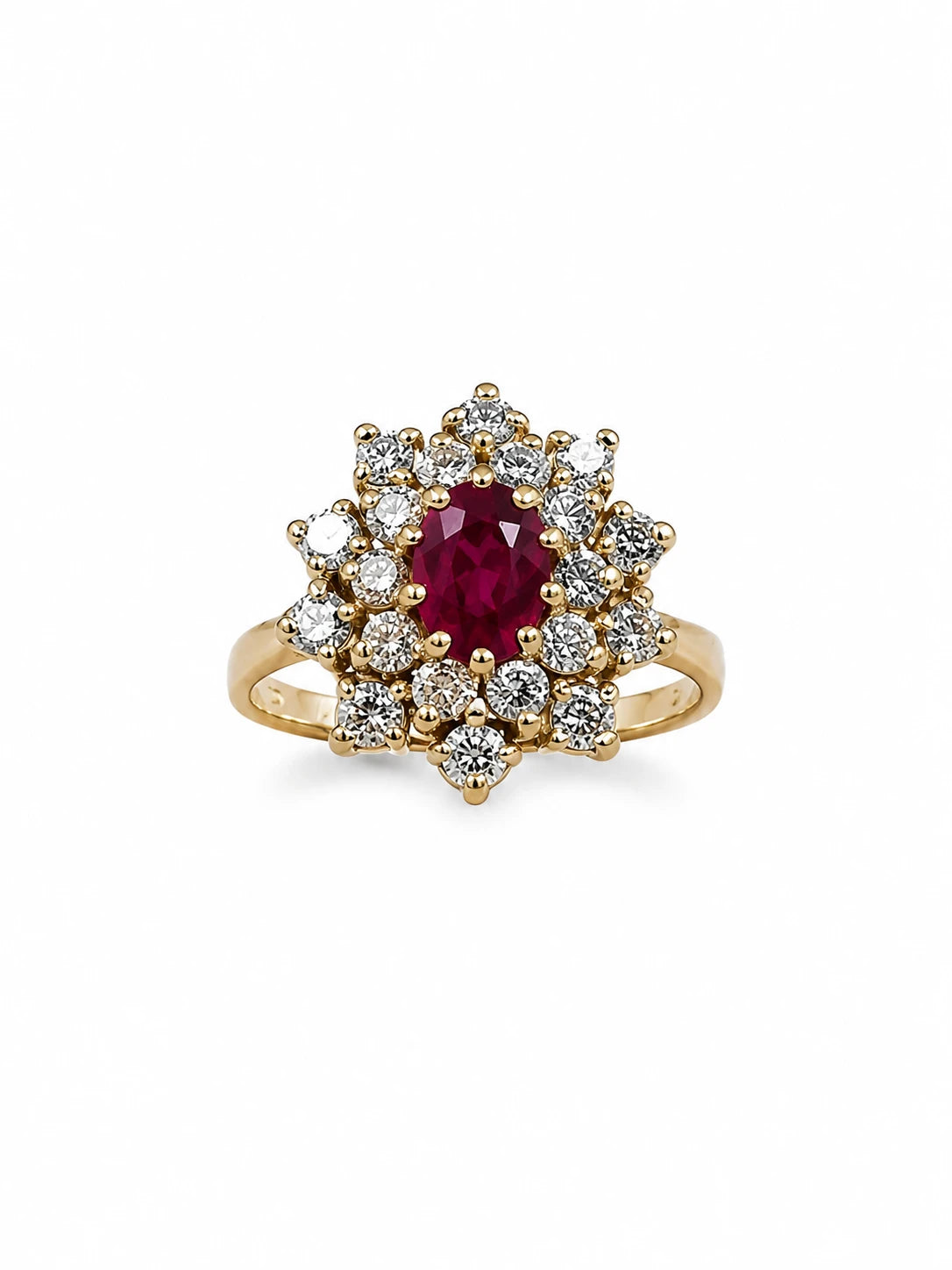 Bague or et Grenat