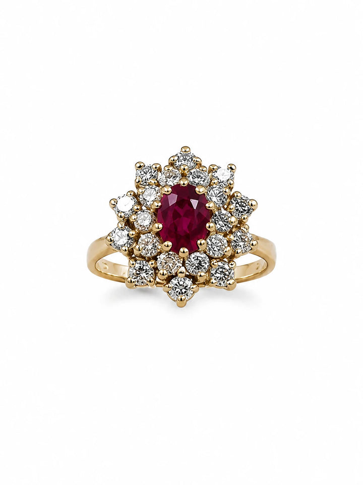 Bague or et Grenat