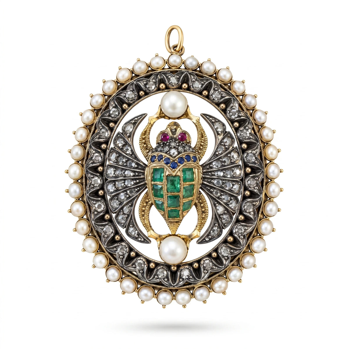 Pendentif argent et Perle