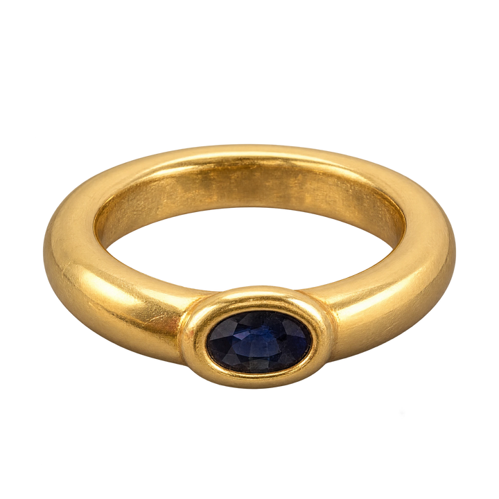 Chaumet Bague or et Saphir