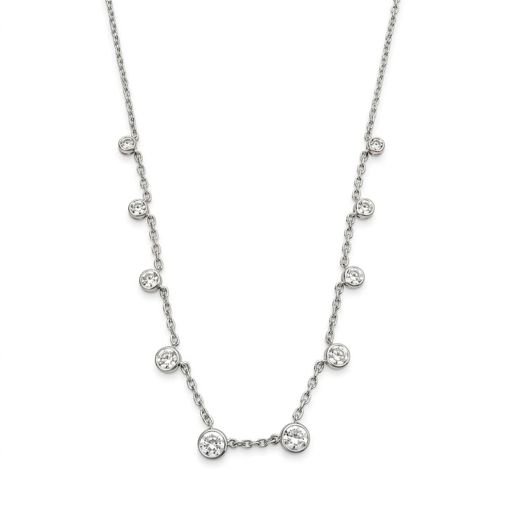Collier Or gris et Diamant