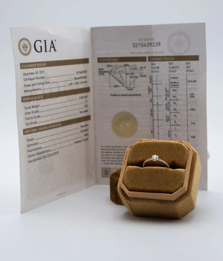 Bague or et Diamant