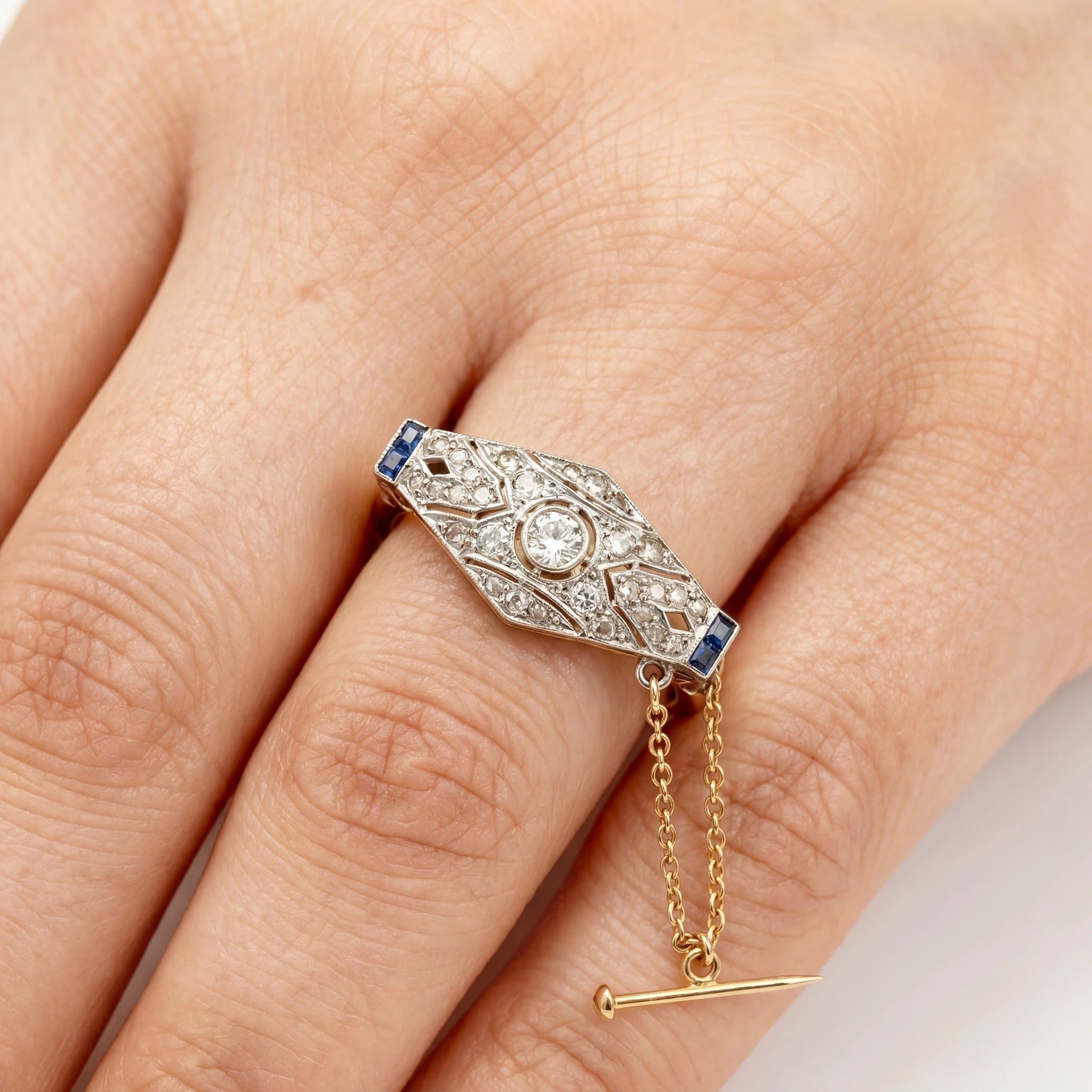 Broche or et Diamants
