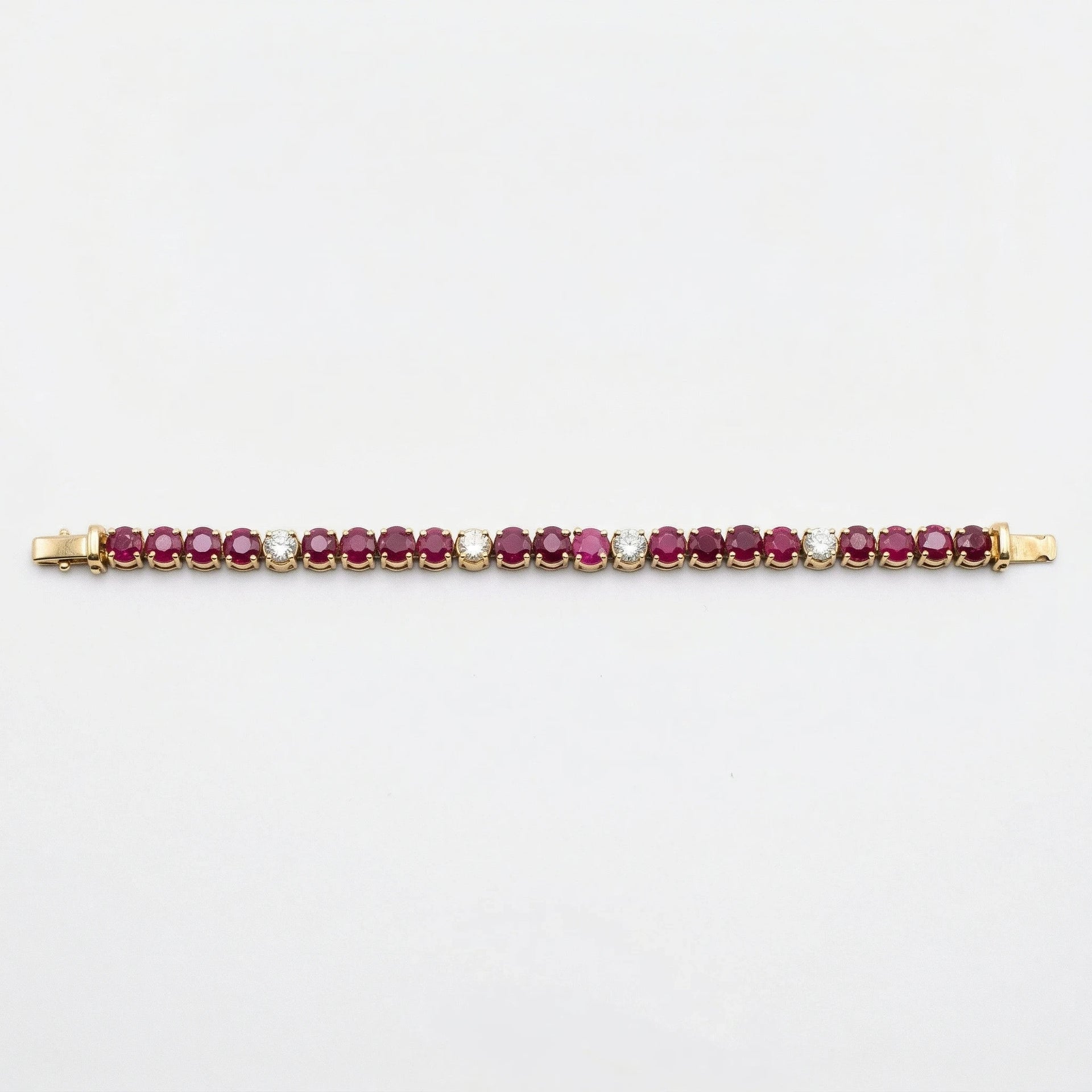 Bracelet or et Rubis