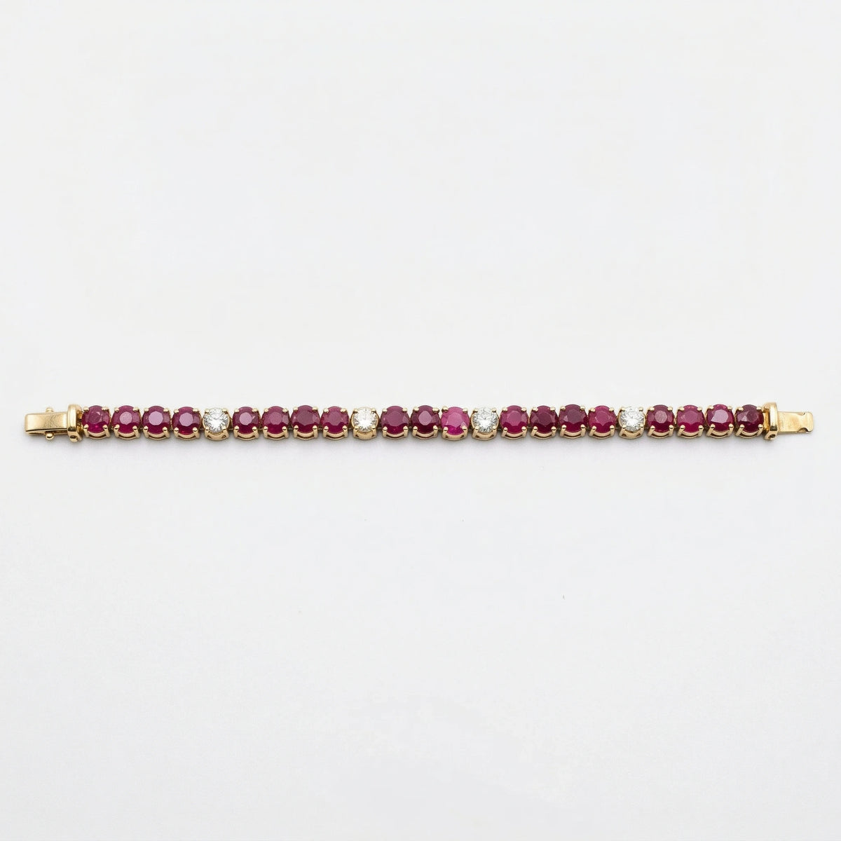 Bracelet or et Rubis