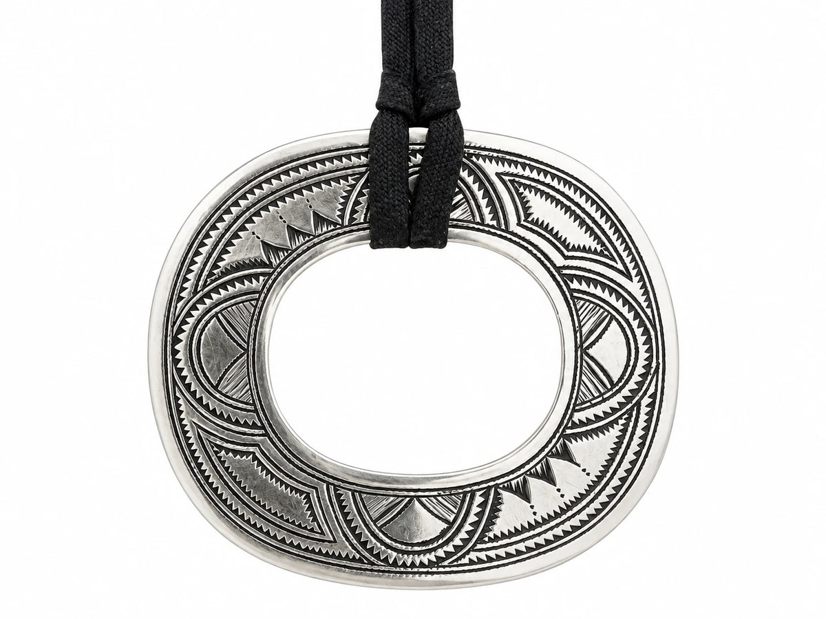 Collier Hermes Touareg argent