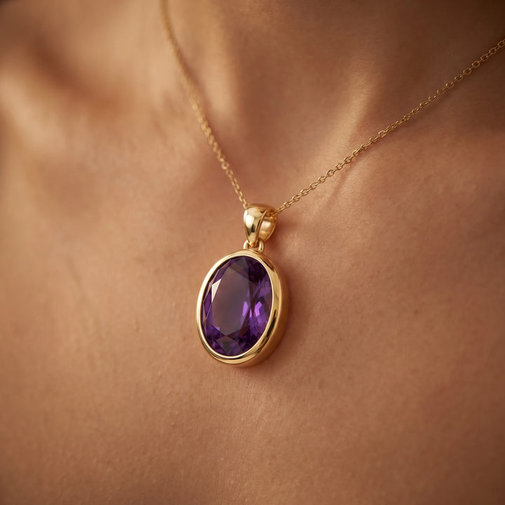 Fred Pendentif Or jaune et Améthyste