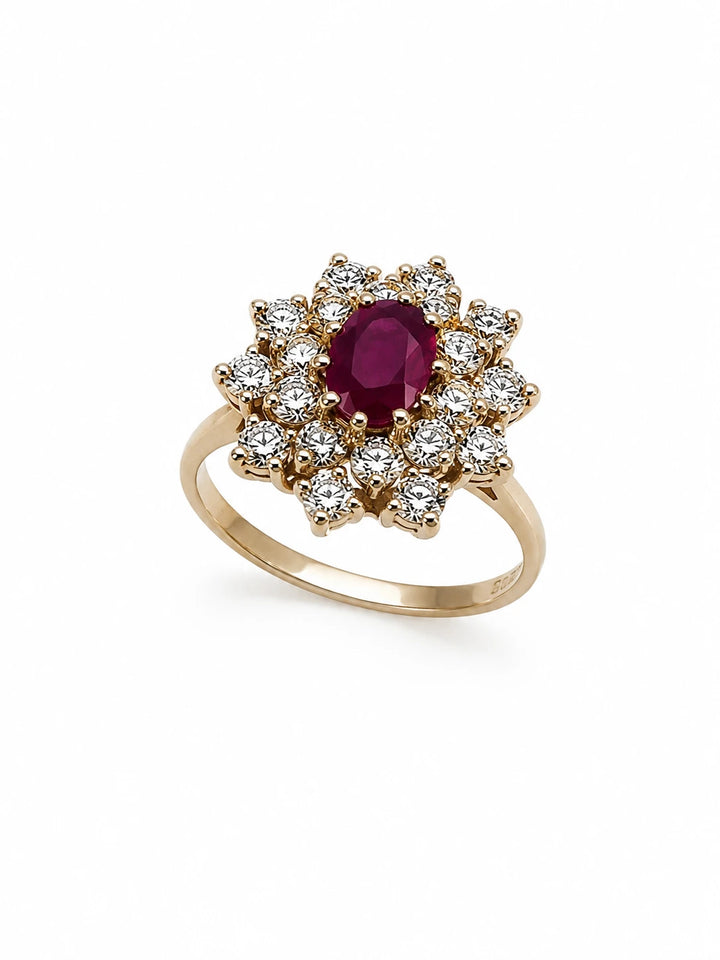 Bague or et Grenat