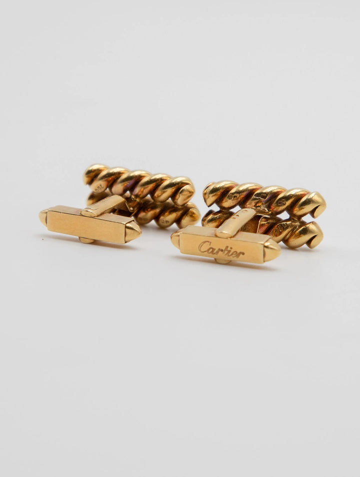 Cartier Boutons de Manchettes Or jaune