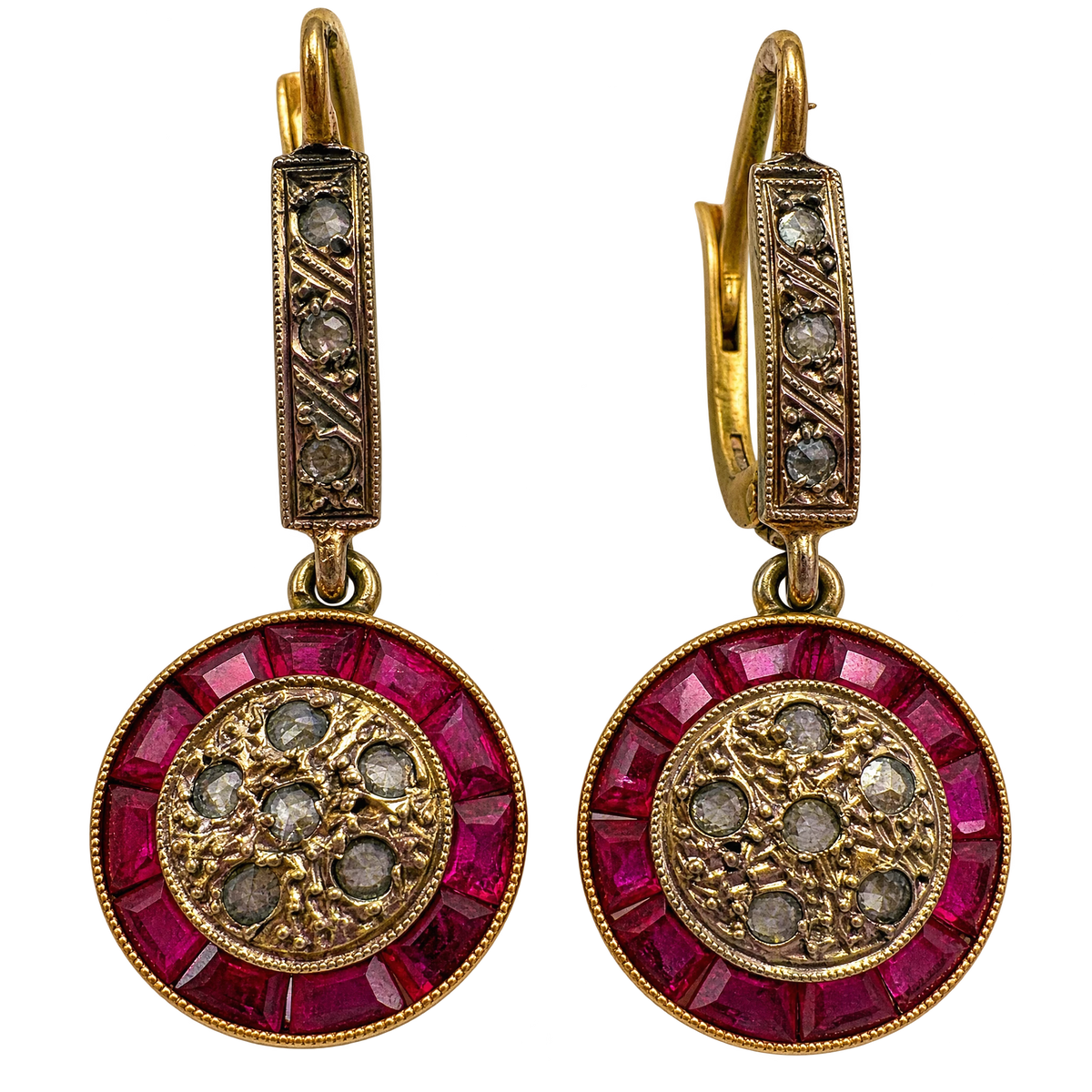 Boucles d'oreilles or et Diamant