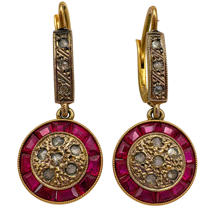 Boucles d'oreilles or et Diamant