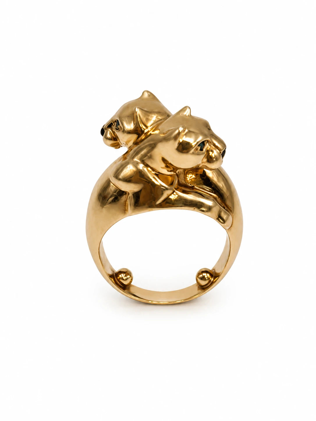Cartier Bague Kozra Or jaune et Émeraude