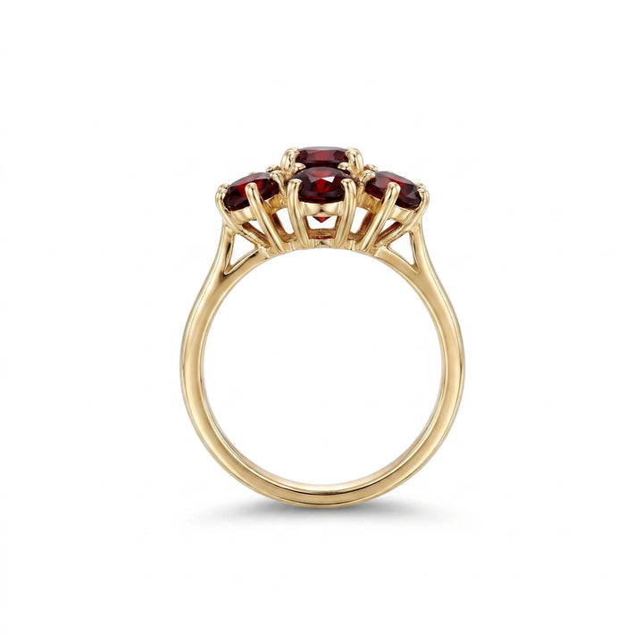 Bague or et Grenat