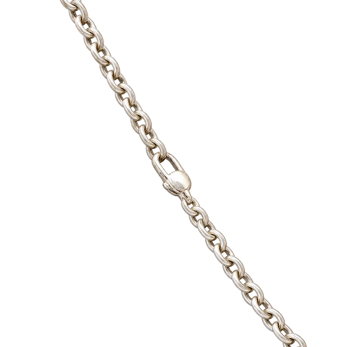 Gucci collier Horsebit or blanc