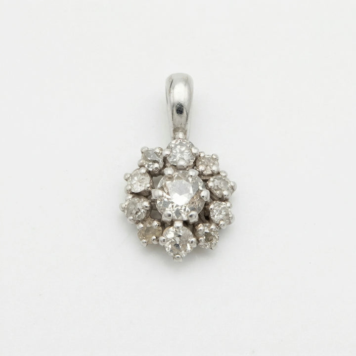 Pendentif platine et Diamants
