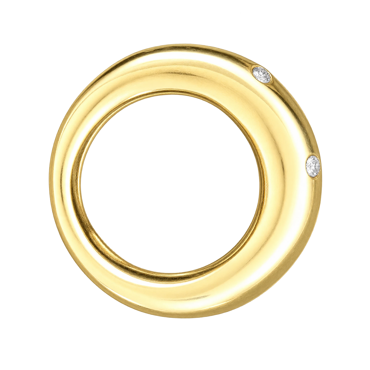 Bague or diamants