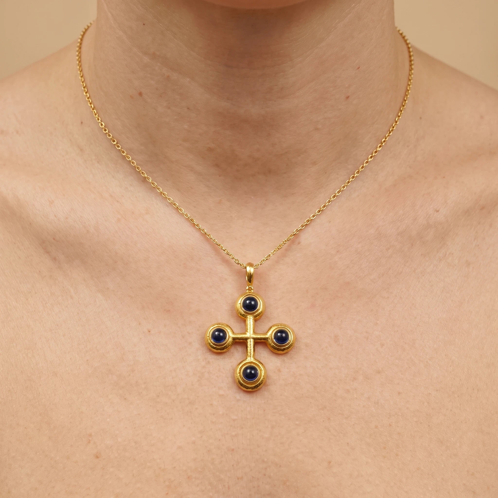 Lalaounis Pendentif or et Améthystes