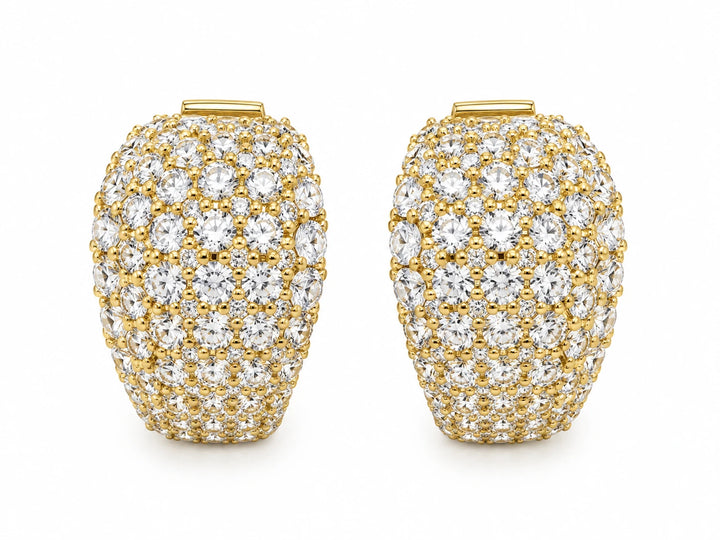 Boucles d'oreilles Vacheron Constantin or jaune