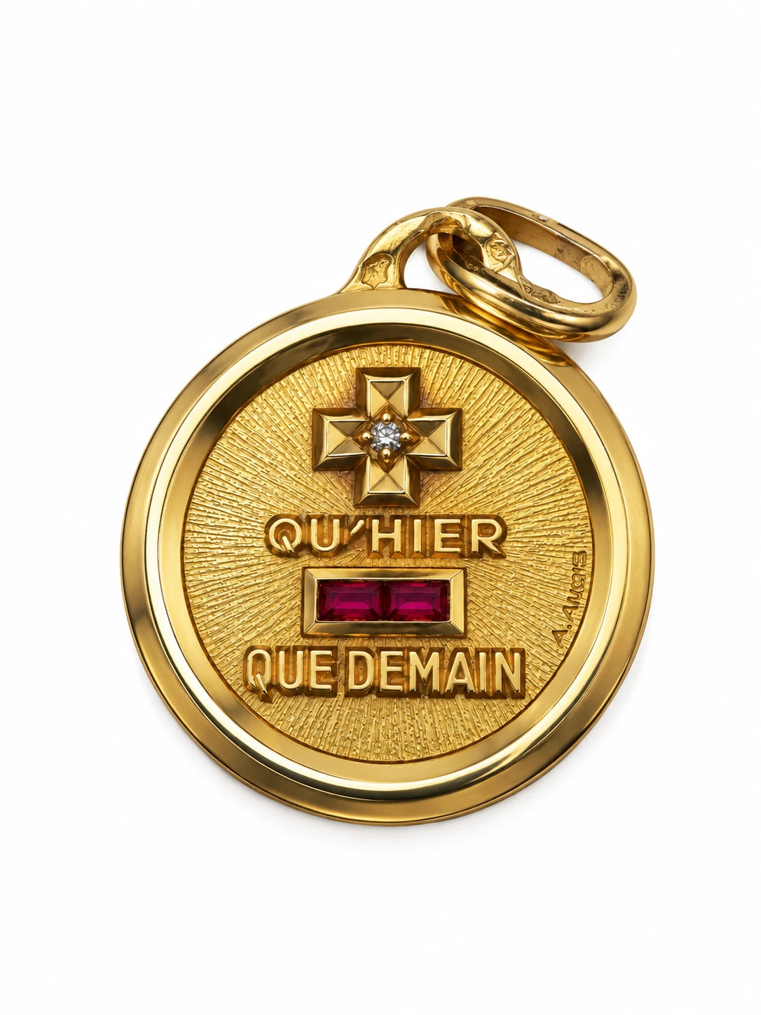 Augis Médaille or et Rubis