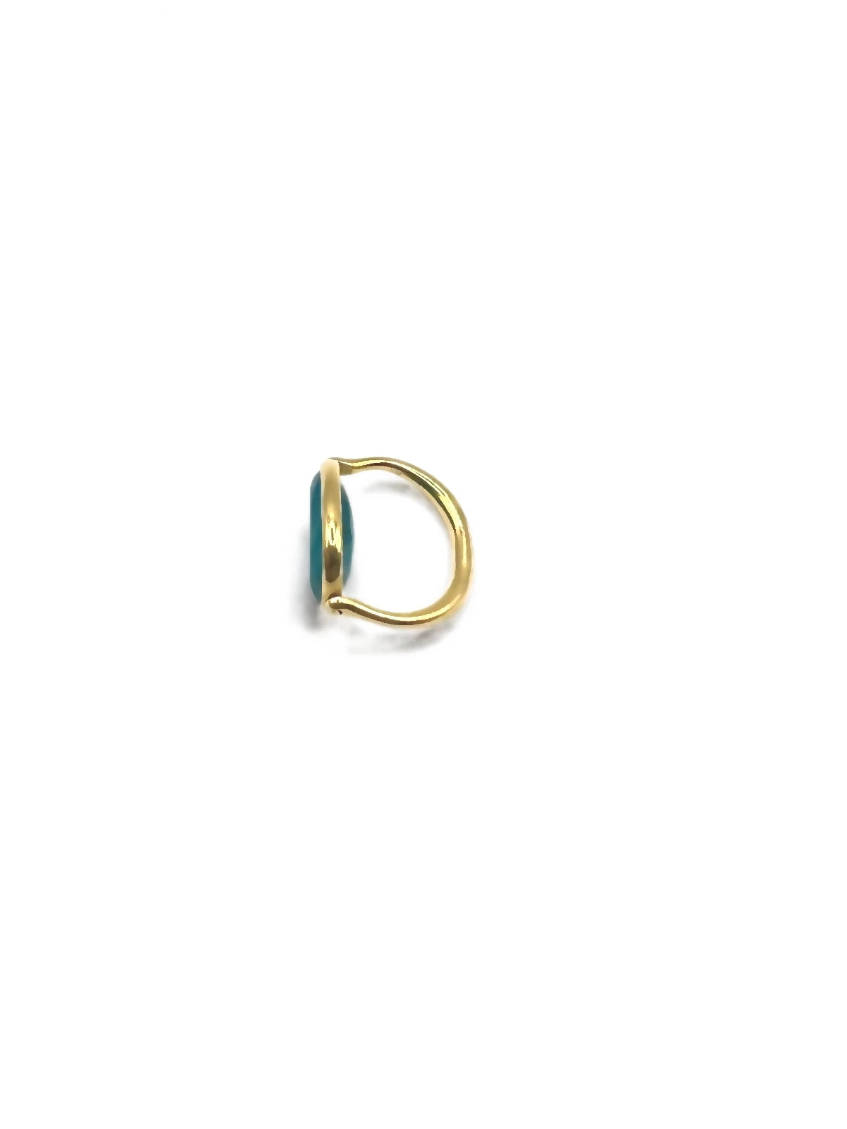 Marie-Hélène de Taillac Bague Swivel or et Turquoise