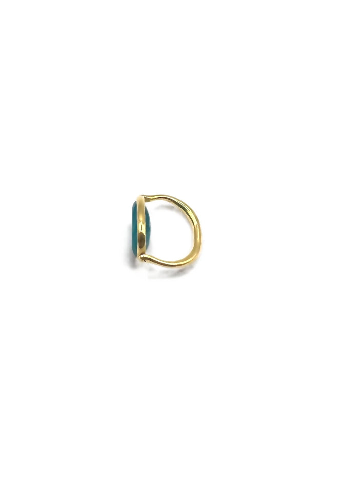 Marie-Hélène de Taillac Bague Swivel or et Turquoise