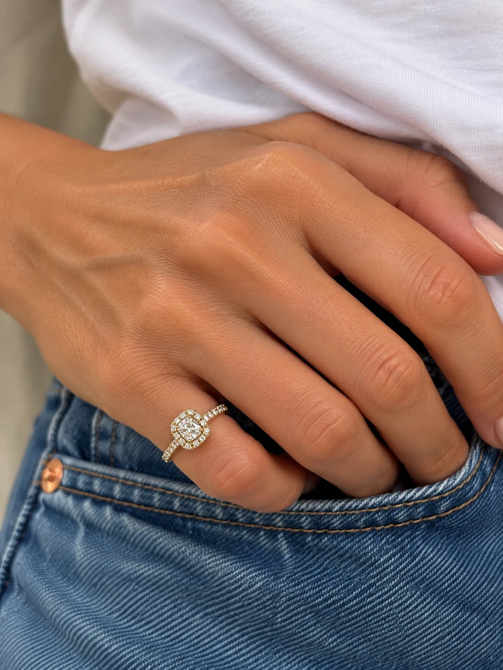 Bague or et Diamant