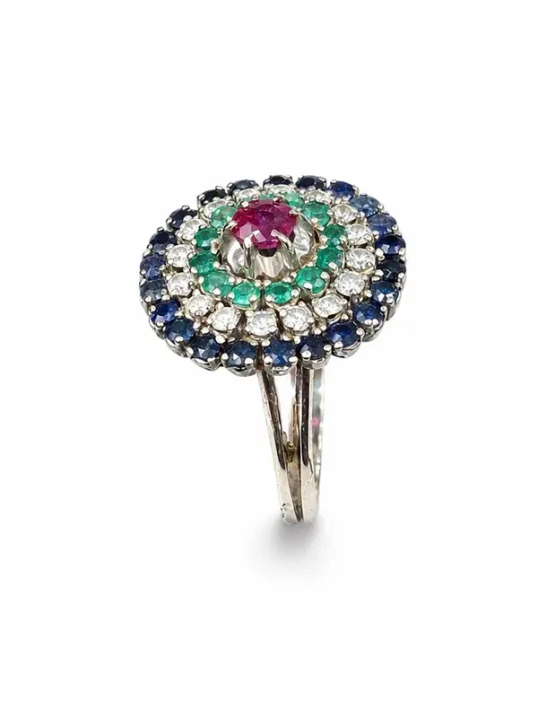 Bague or et Rubis