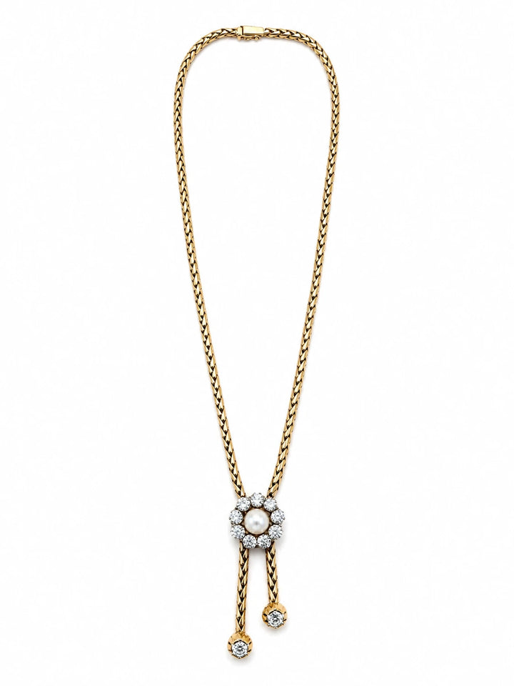 Collier Or jaune et Diamants