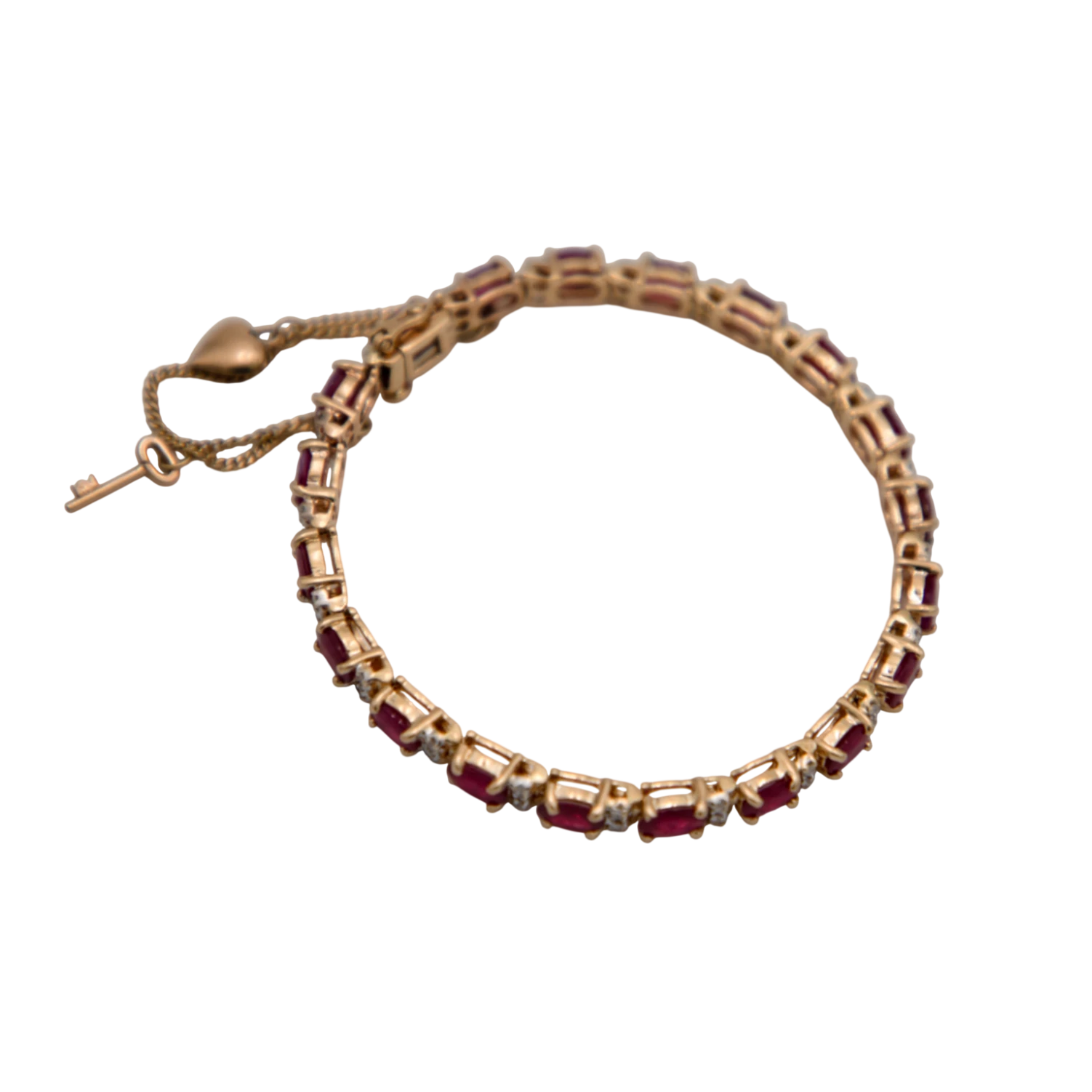 Bracelet Or jaune et Rubis