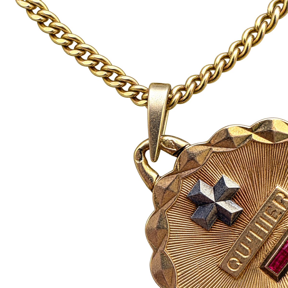 Augis Médaille + qu'hier - que demain or et Rubis