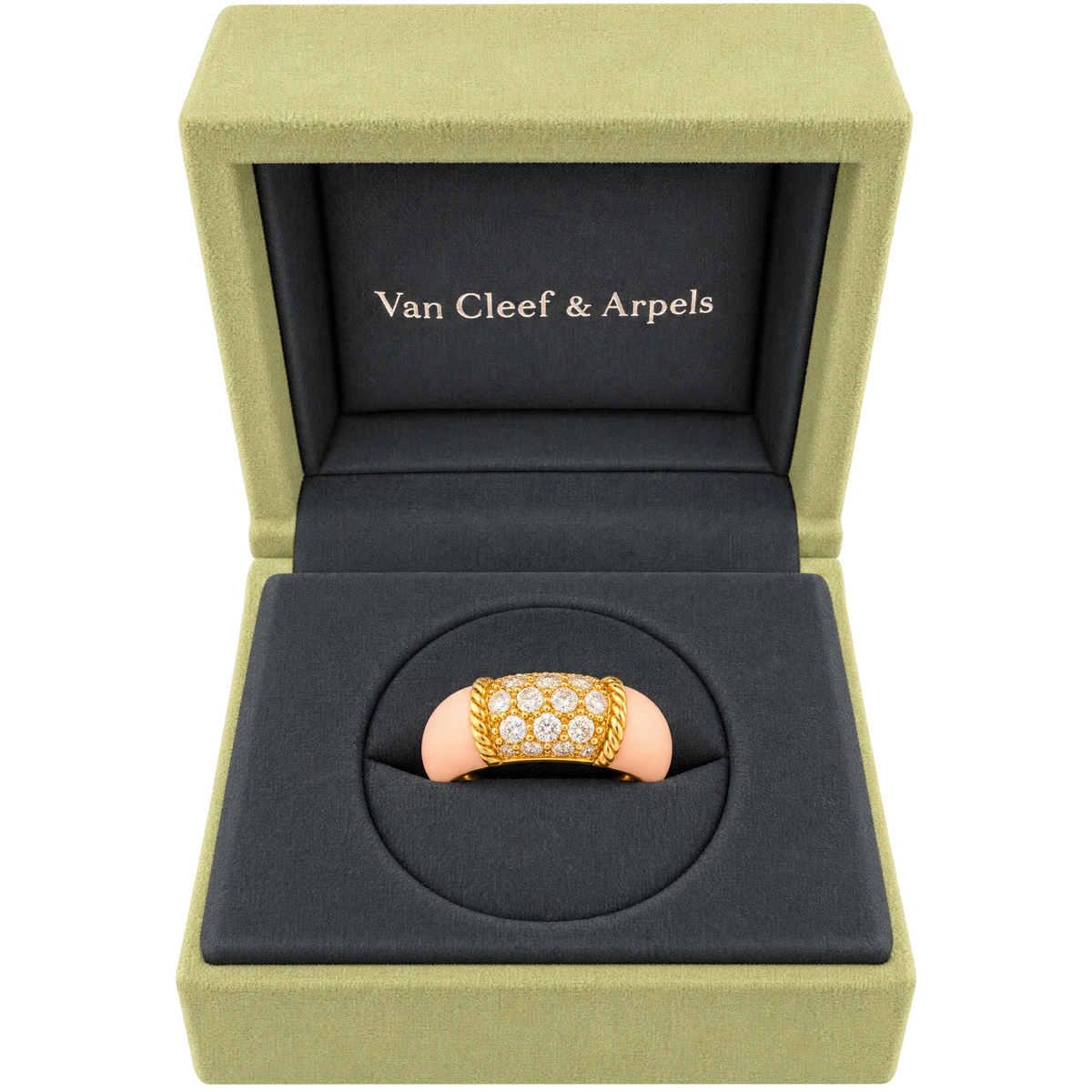 Van Cleef & Arpels Bague Philippine or et Corail