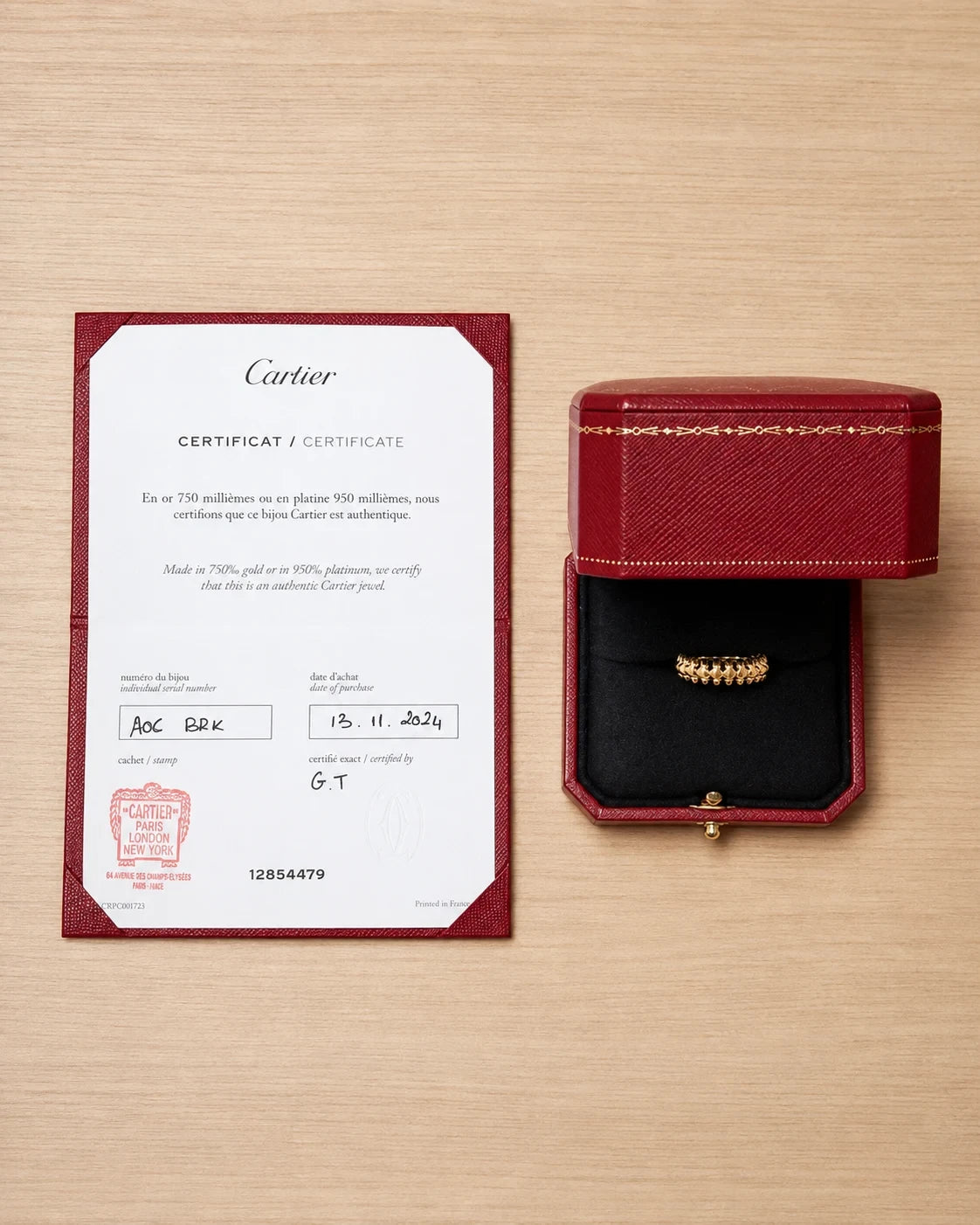 Cartier Bague clash