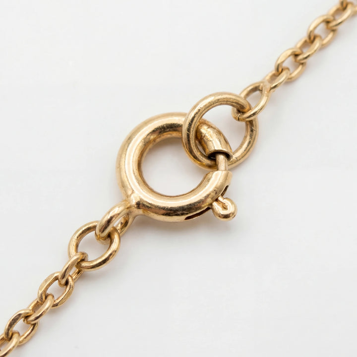 Collier Or jaune et Rubis
