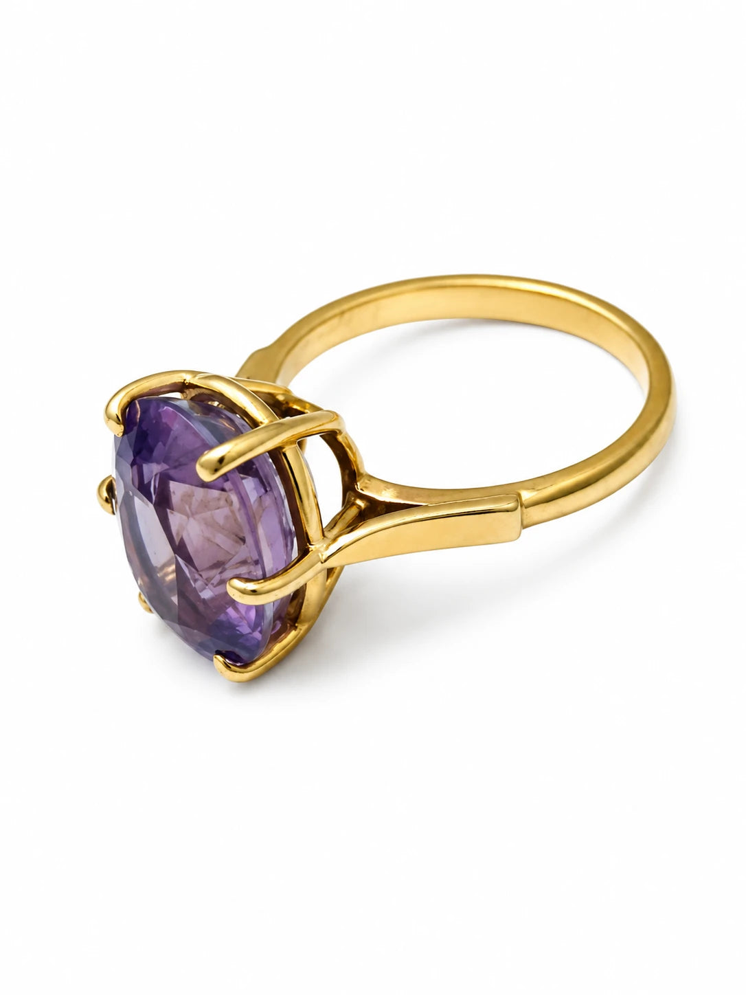 Bague or et Améthyste