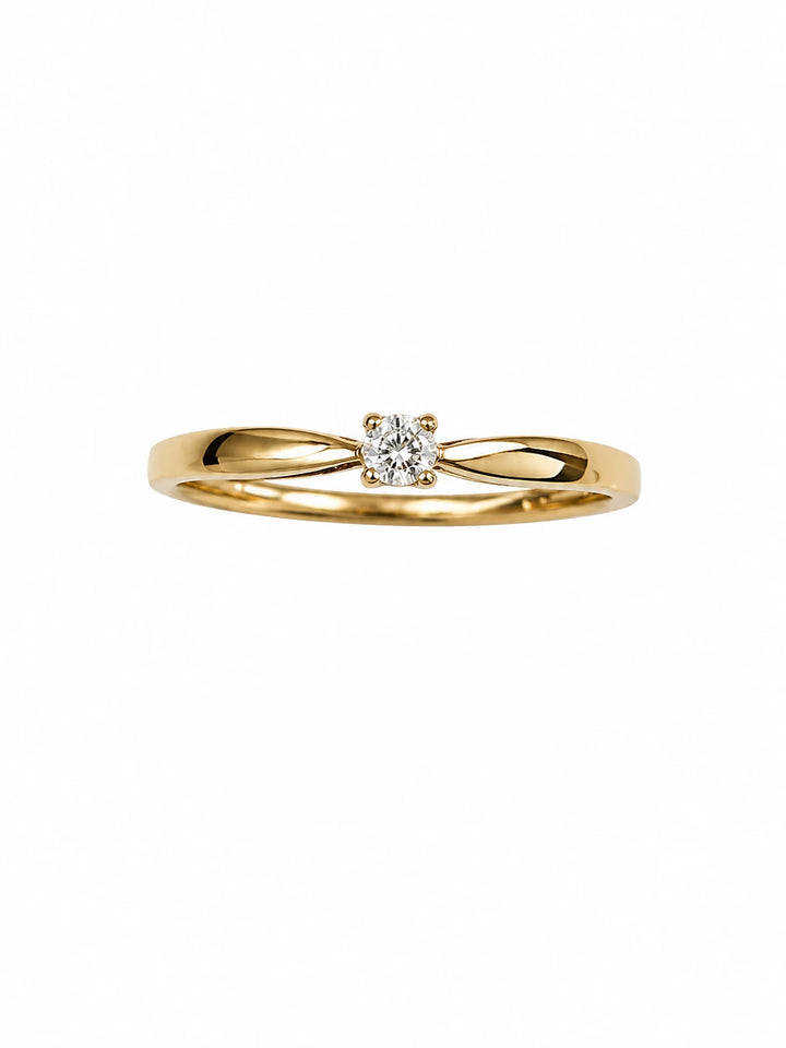 Bague or et Diamant
