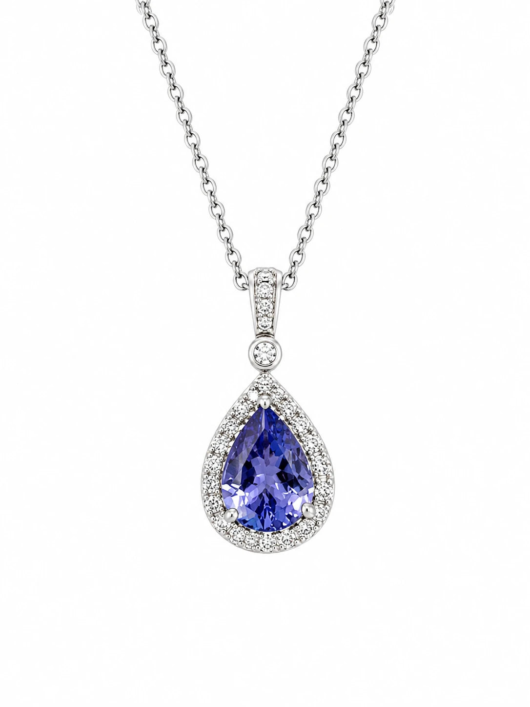 Collier or et Tanzanite