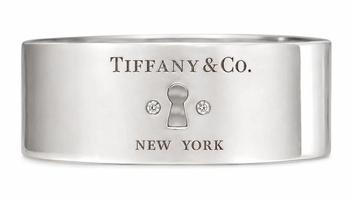 Tiffany & Co. Bracelet Keyhole argent et Diamant