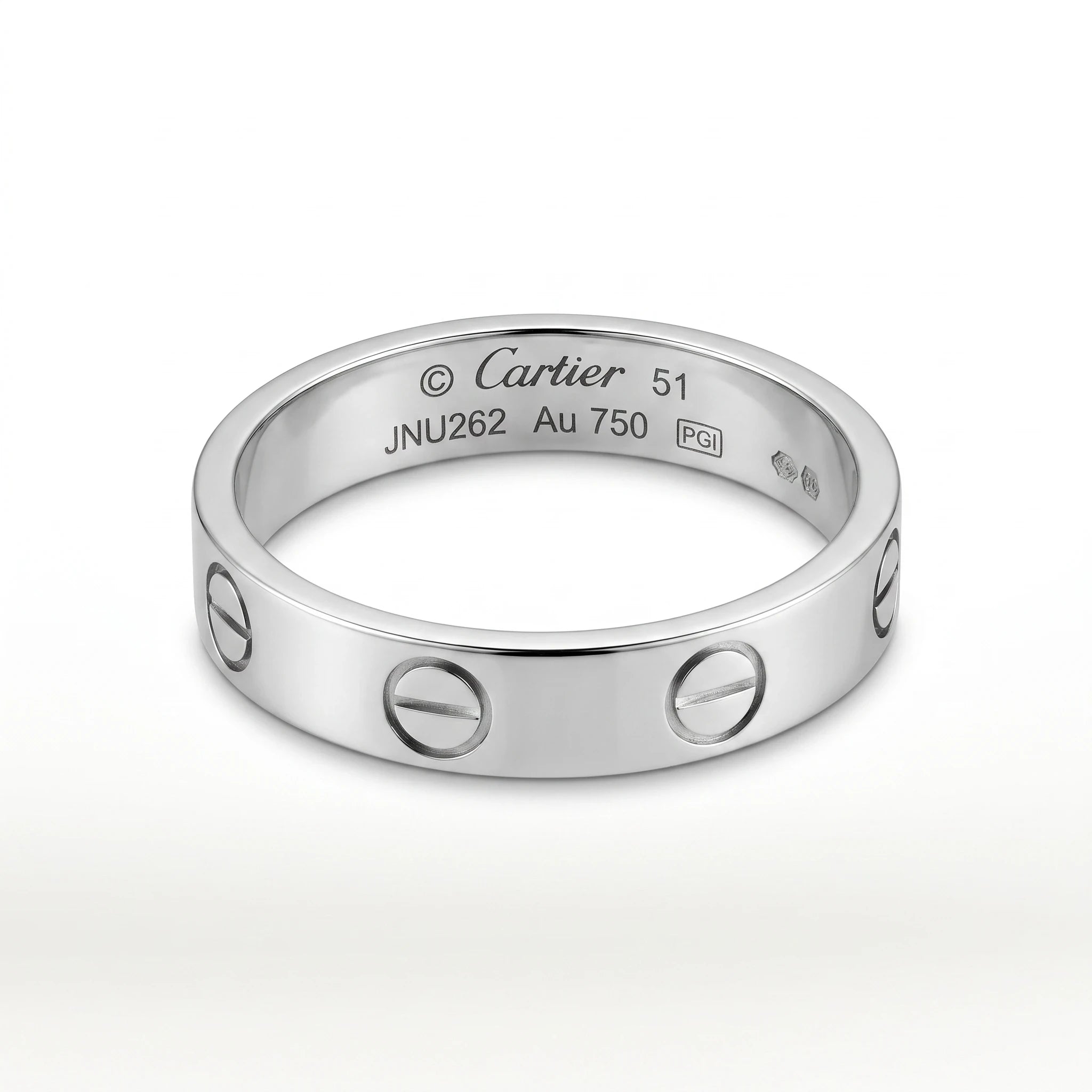 Cartier Bague Love Or gris